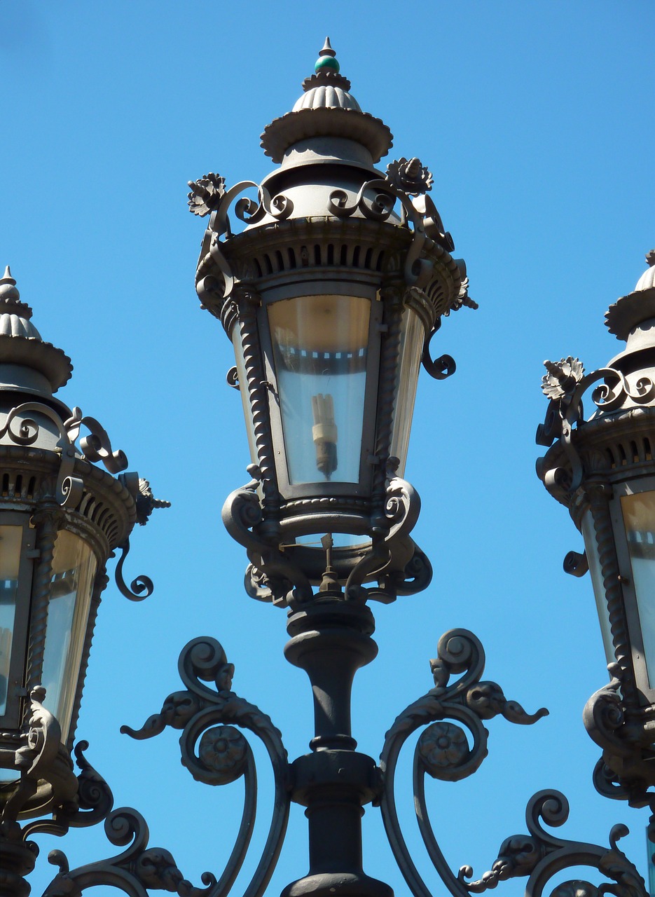 Image - candelabra old lighting iron