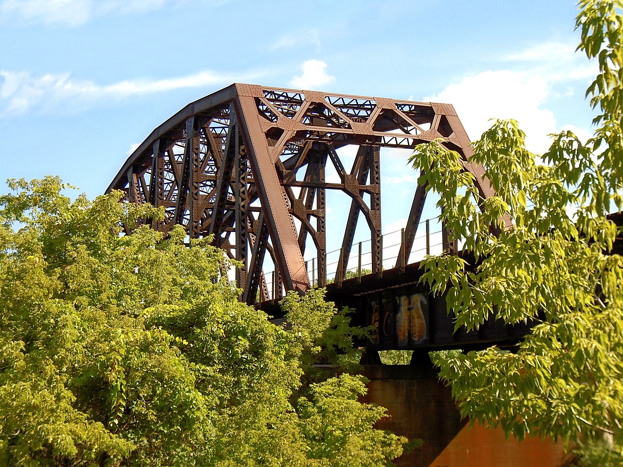 Image - train trestle railway bridge