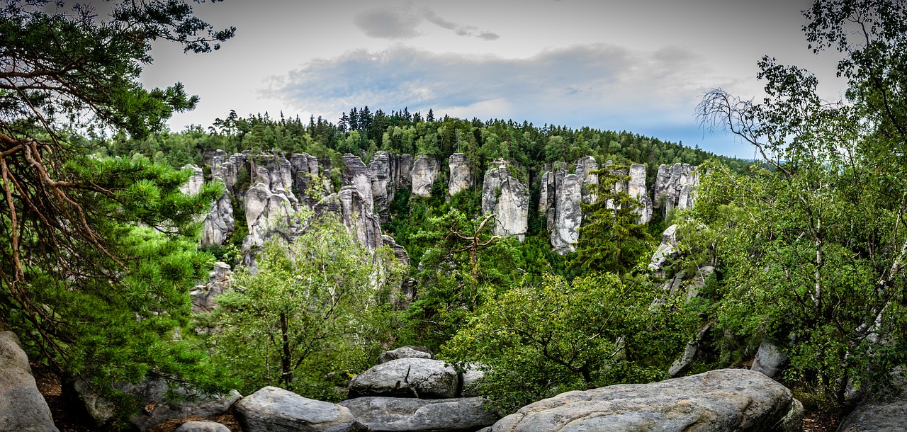 Image - sky heaven mountains rocks nature