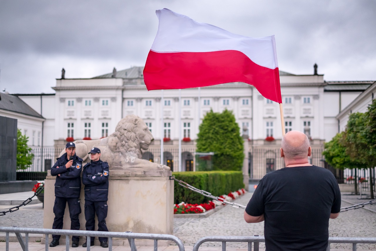 Image - poland politics president flag