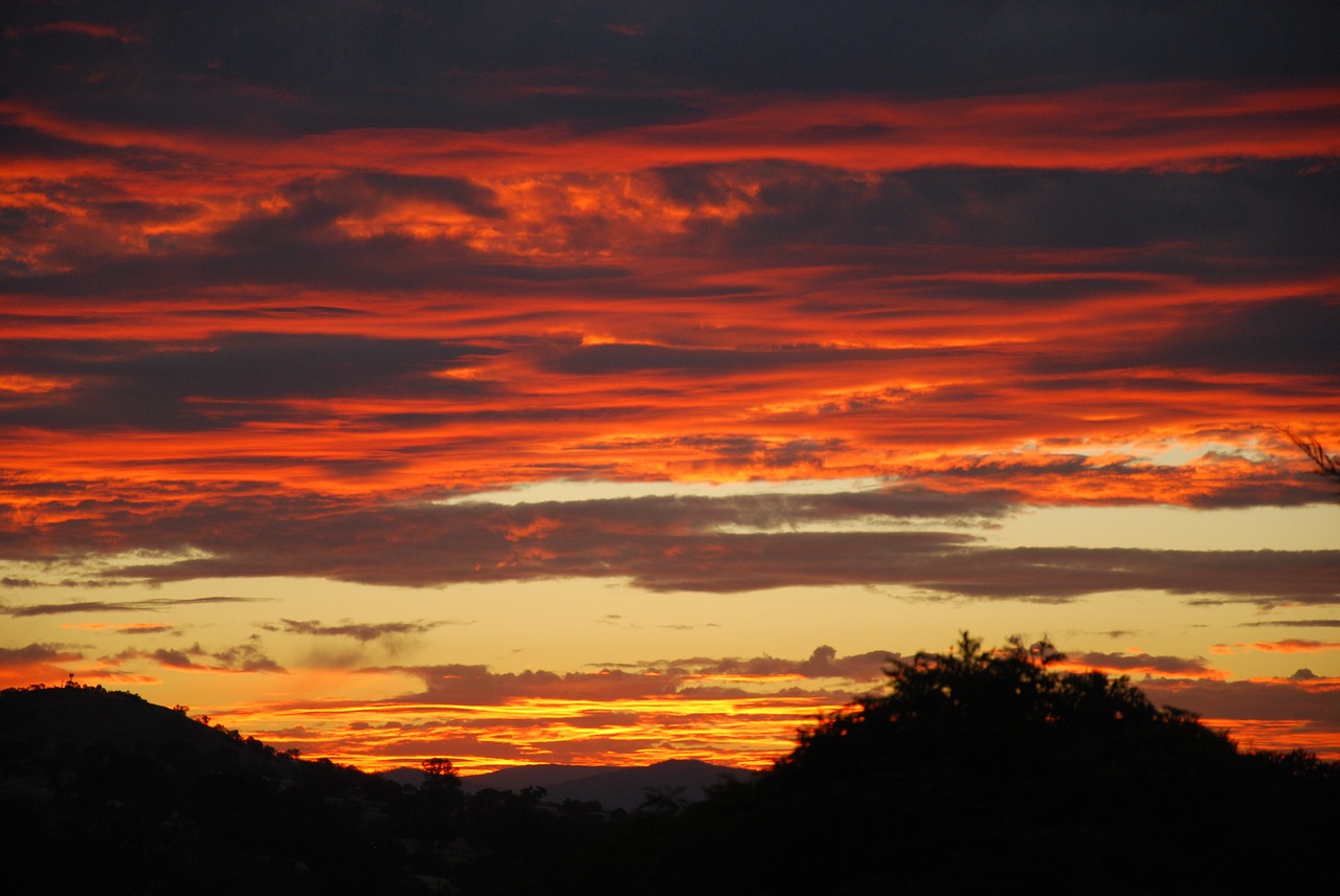 Image - sunset clouds canberra sky nature