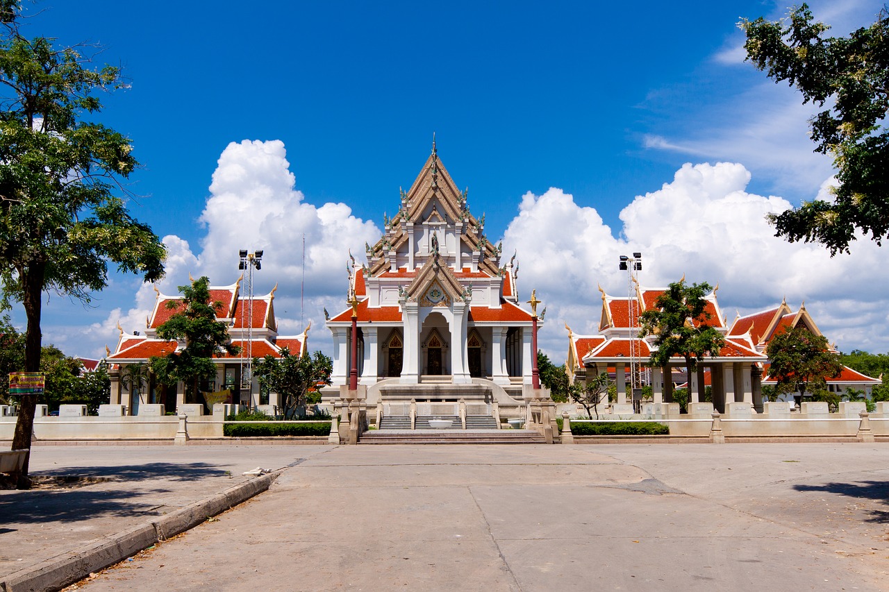 Image - thailand holiday temple asia blue