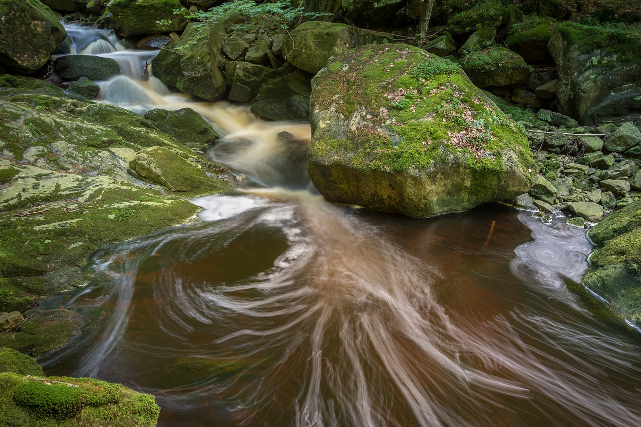 Image - long exposure landscape waters