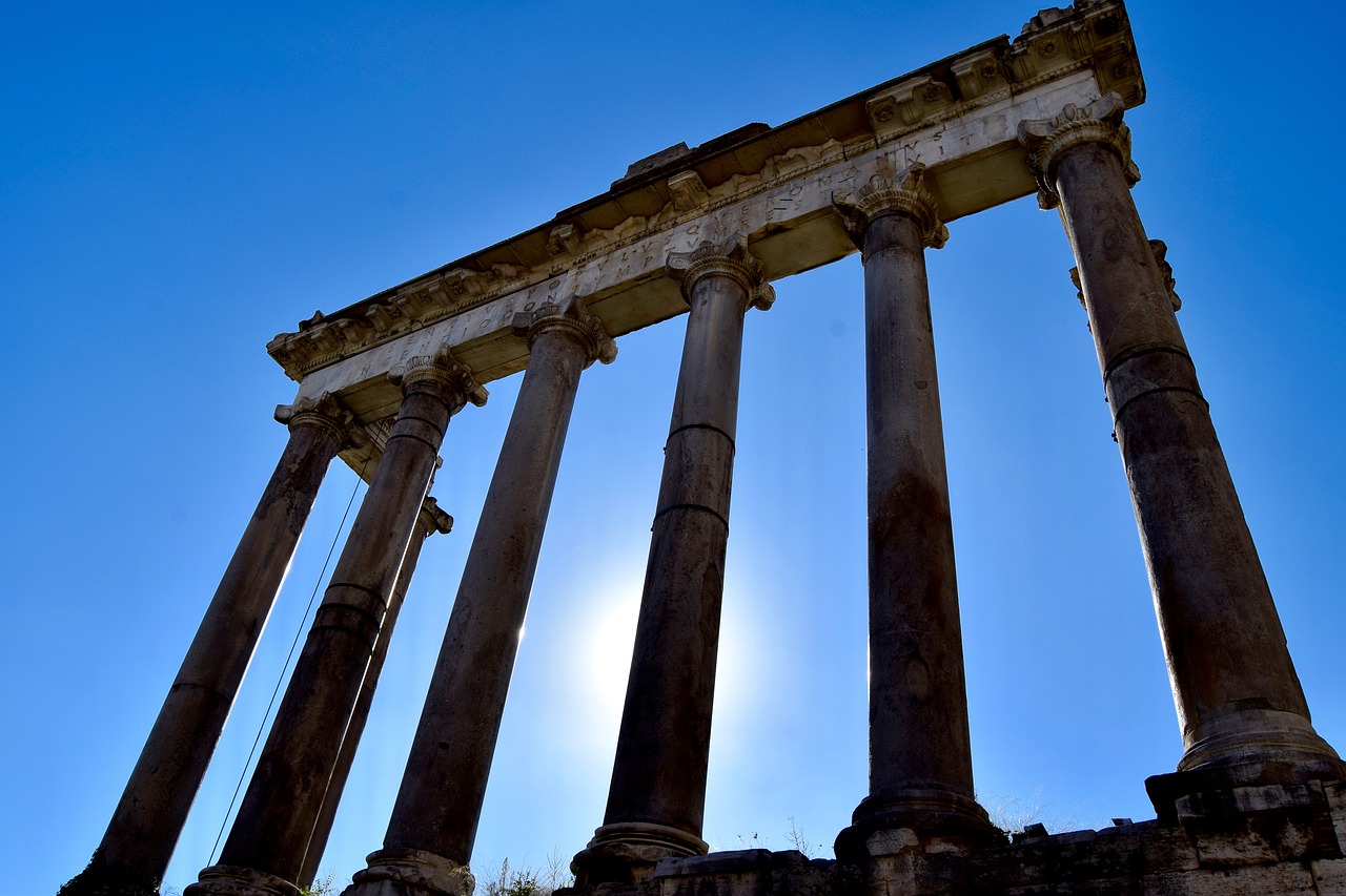 Image - rome blue forum temple of jupiter