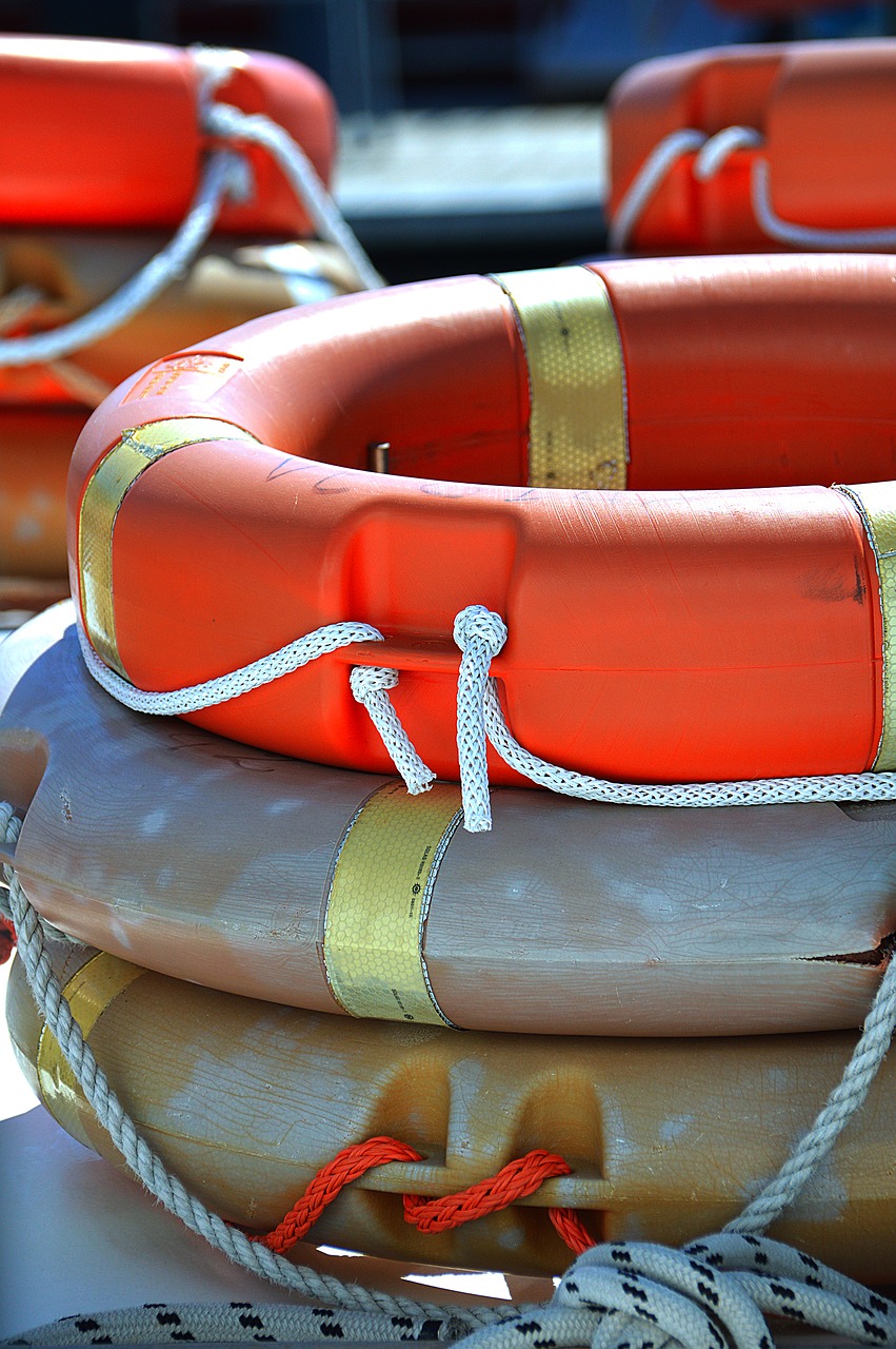 Image - orange life buoy lifeguard shipping