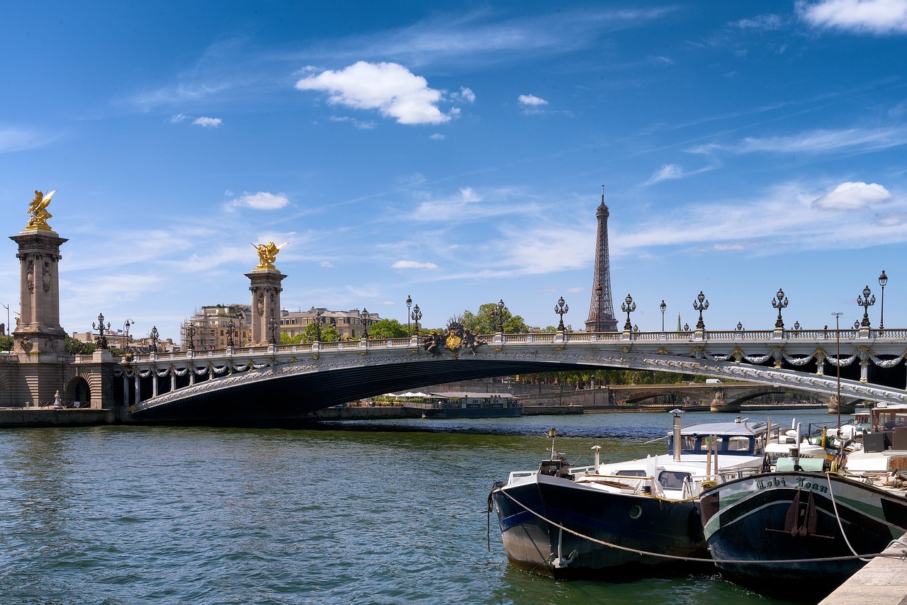 Image - france french seine river eiffel