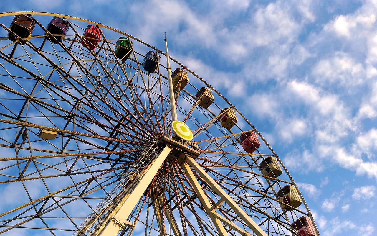 Image - ferris wheel for joy sunny days