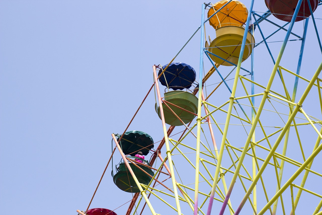 Image - carousel sky summer attraction