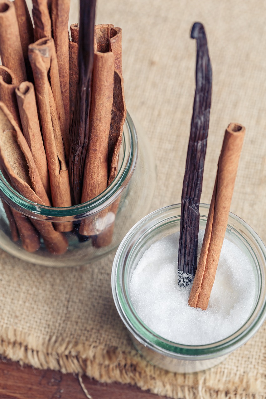 Image - vanilla cinnamon spice food