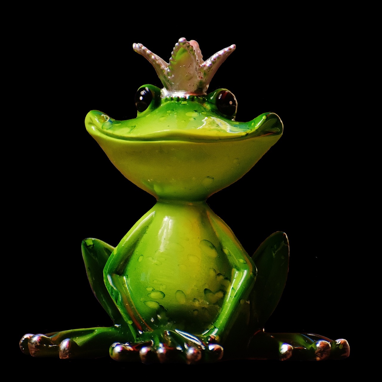 Image - frog frog prince crown figure cute