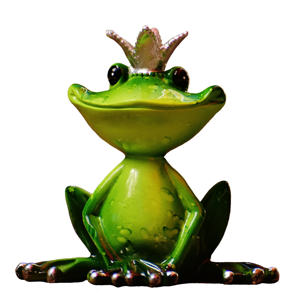 Image - frog frog prince crown figure cute