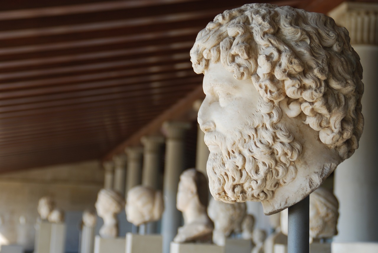 Image - greece sculpture column athens