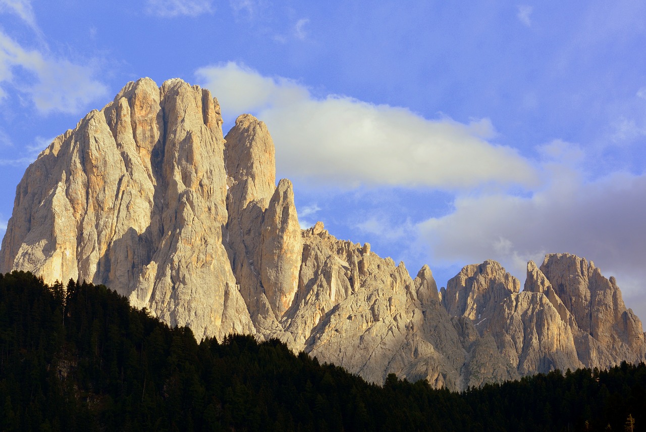 Image - dolomites sassolungo mountain sky