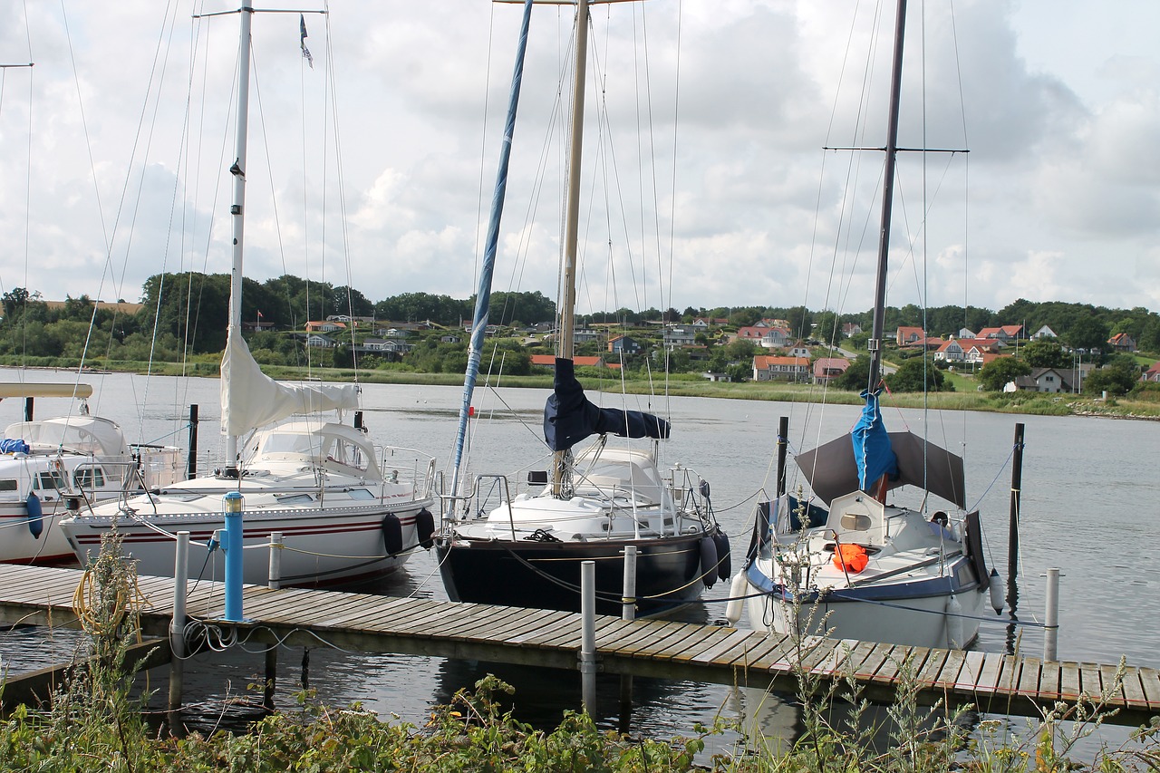 Image - port ships sailboats water boat