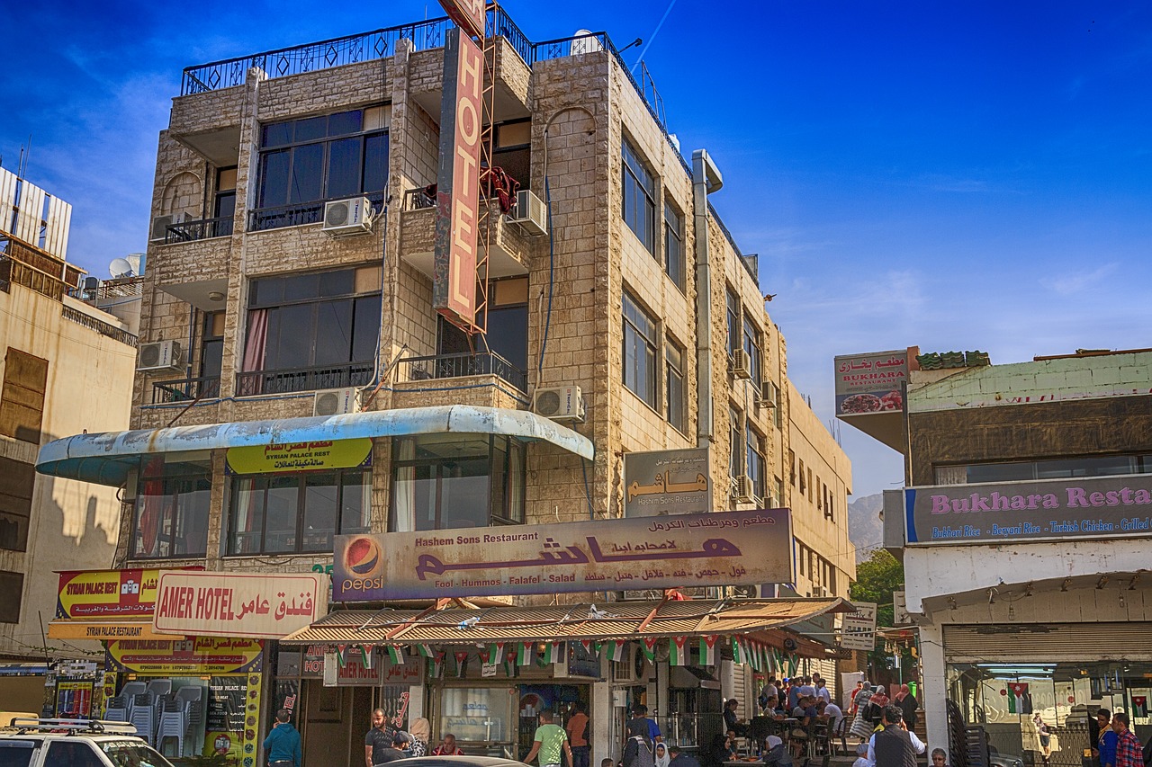 Image - jordan aqaba street tourism travel