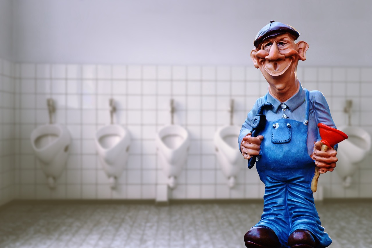 Image - plumber pömpel figure sanitary