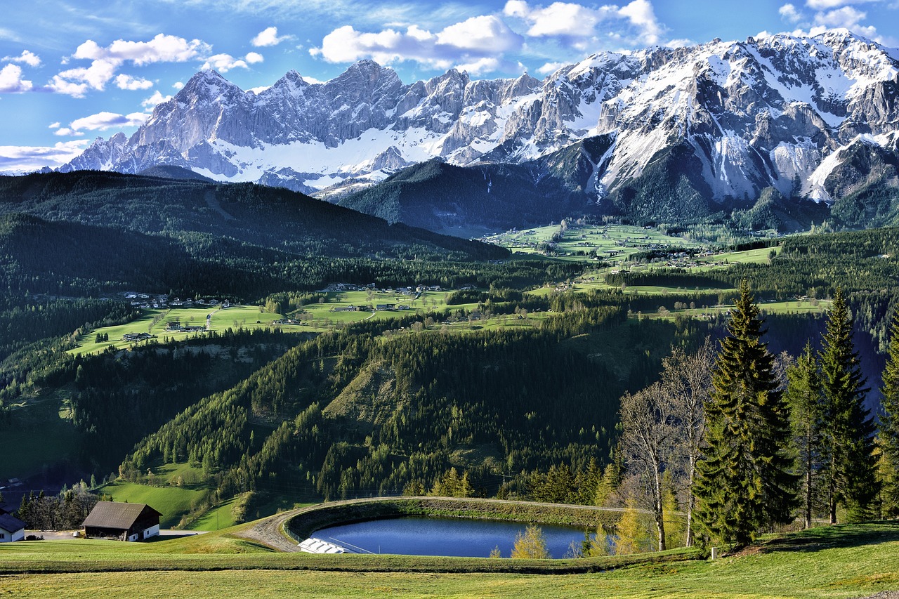 Image - alps mountains lake landscape