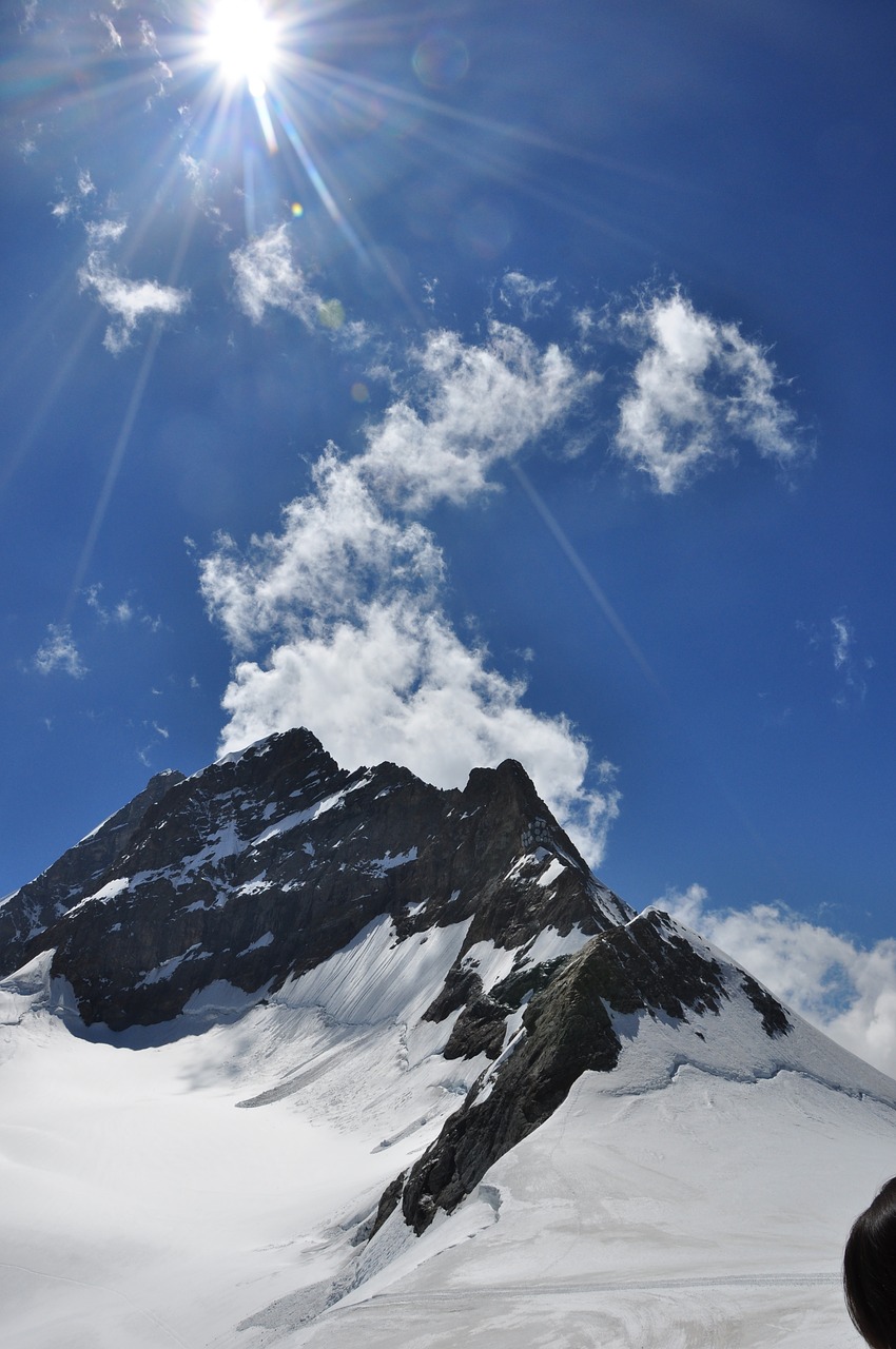 Image - switzerland jungfrau sunlight