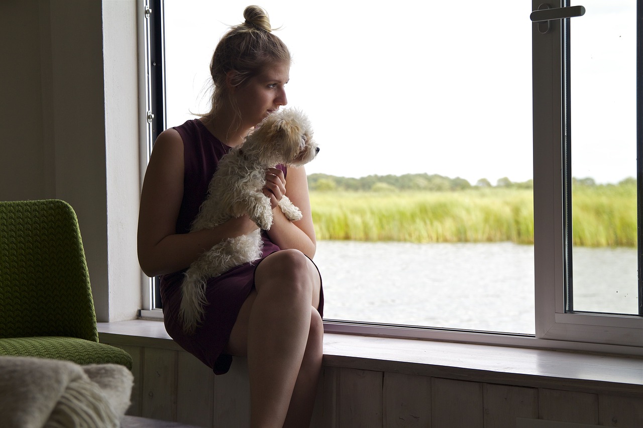 Image - darß darss baltic sea woman dog