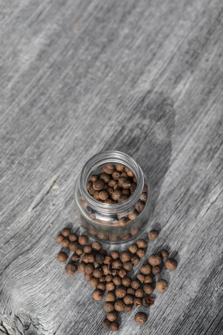 Image - spices jar kitchen cooking wooden