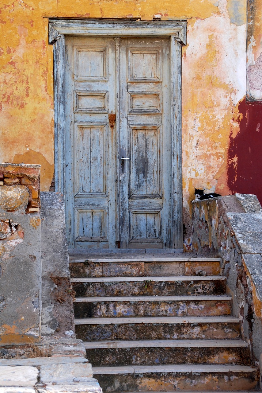 Image - greece hydra door holiday color