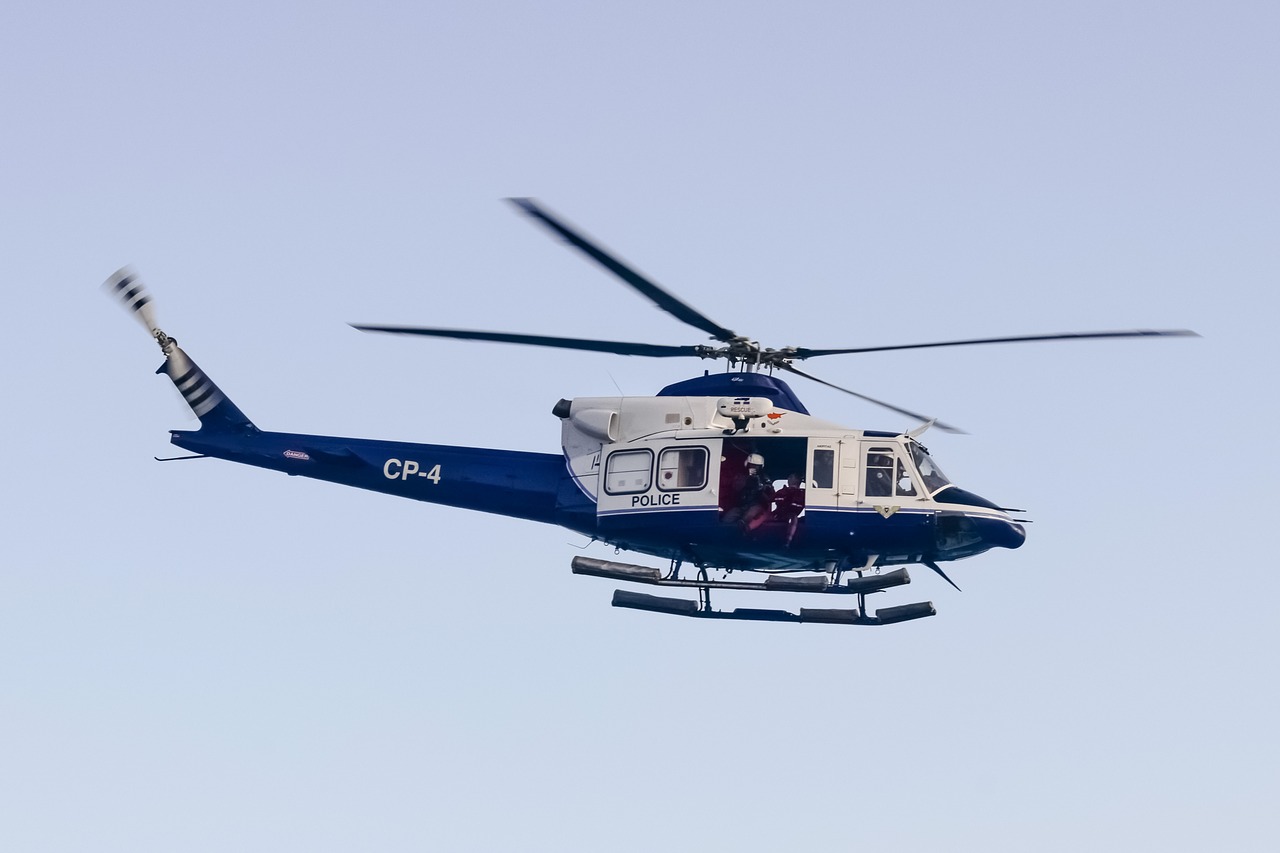 Image - helicopter police rescue aircraft