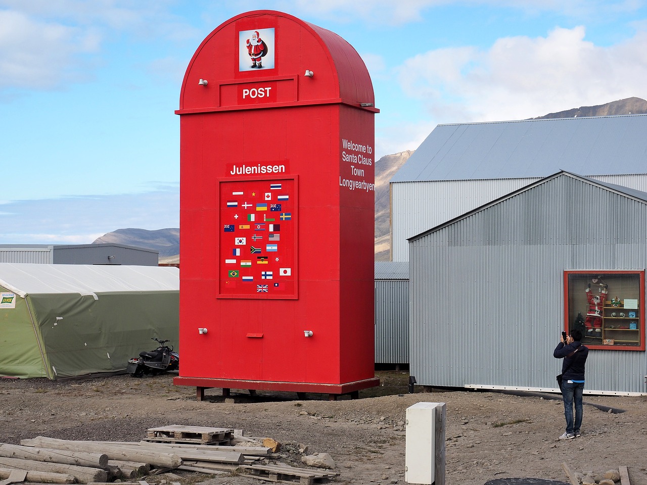 Image - mailbox christmas santa claus