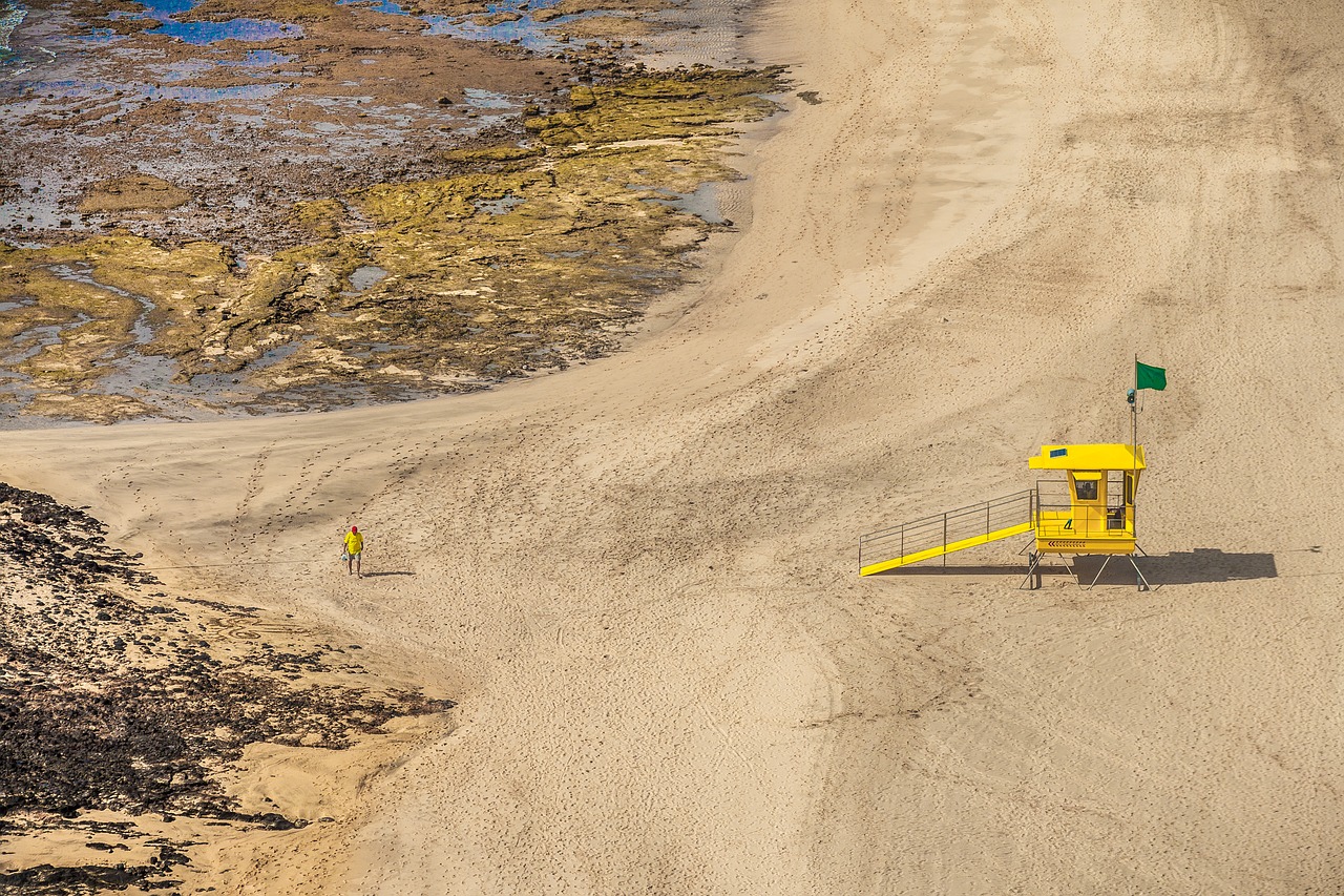 Image - beach yellow sand sea coast