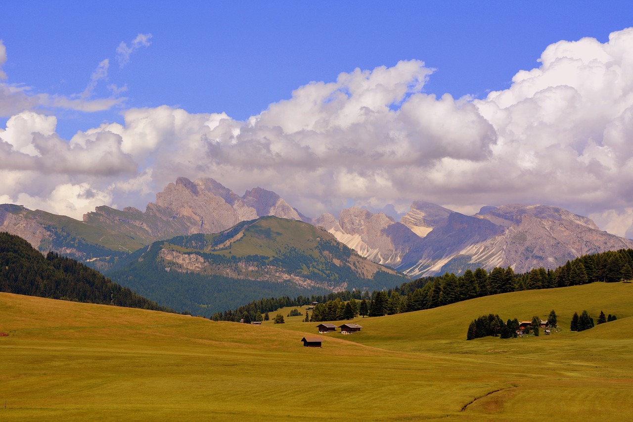 Image - prato prairie dolomites mountain