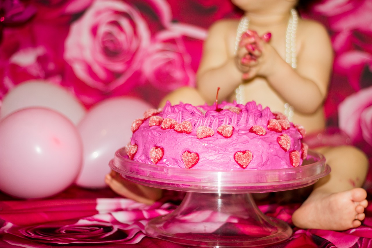 Image - rosa girl cake portrait child