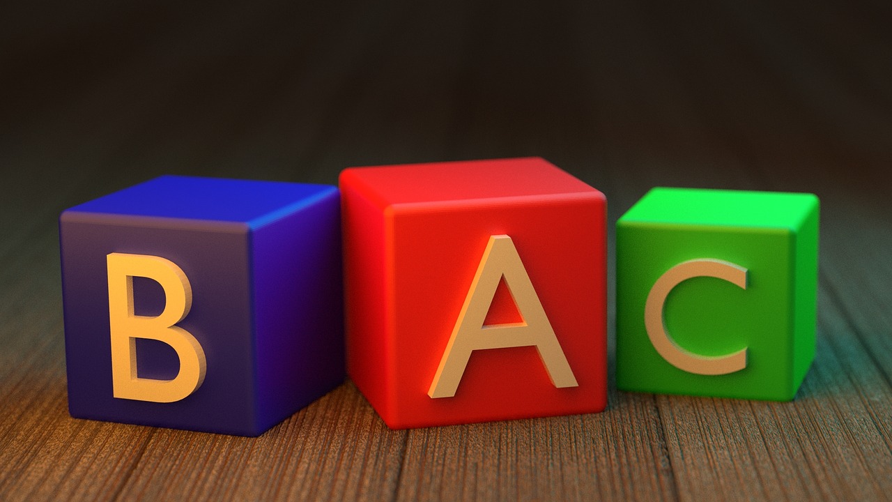 Image - letters cube cubes brick wood
