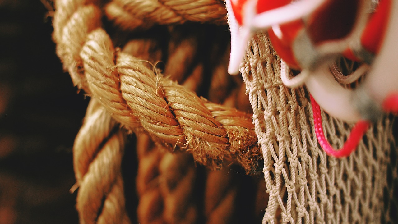 Image - ropes mesh knot tied