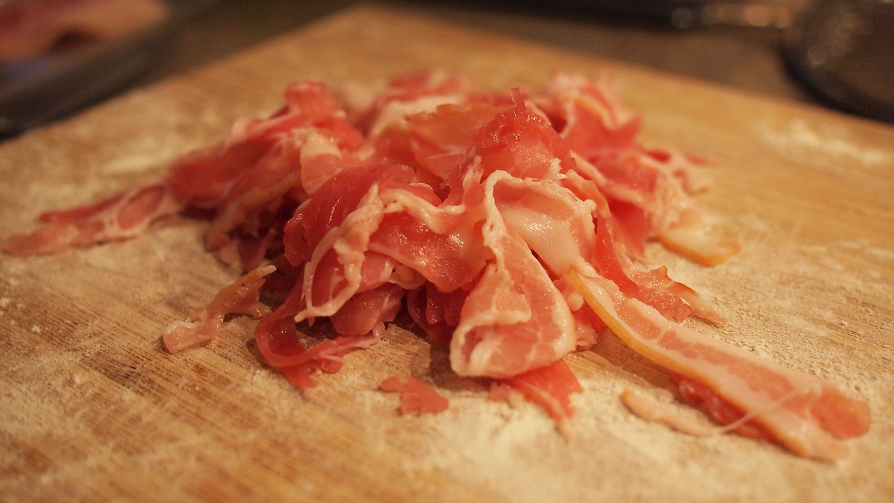 Image - bacon meat food ingredients