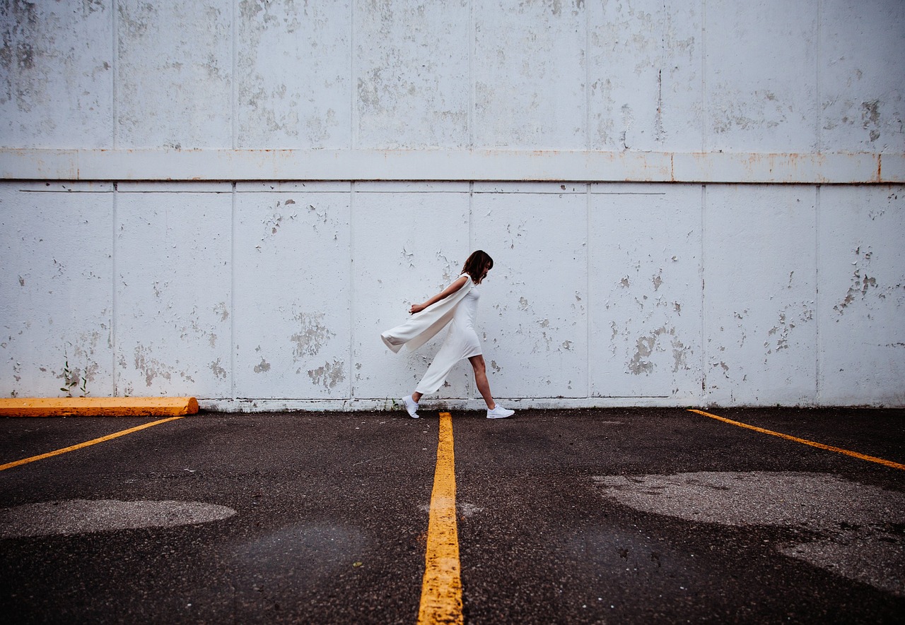 Image - building wall people white dress