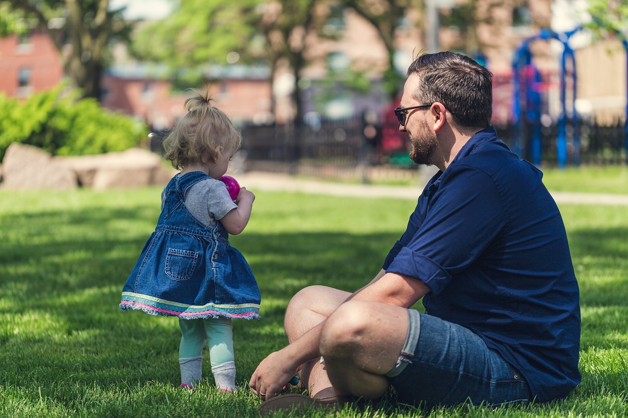 Image - people father man baby girl kid