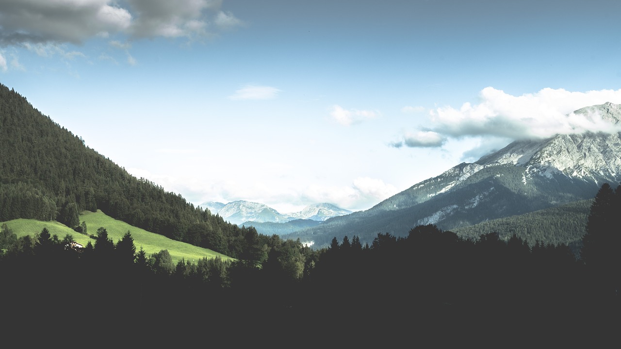 Image - dark mountain highland landscape