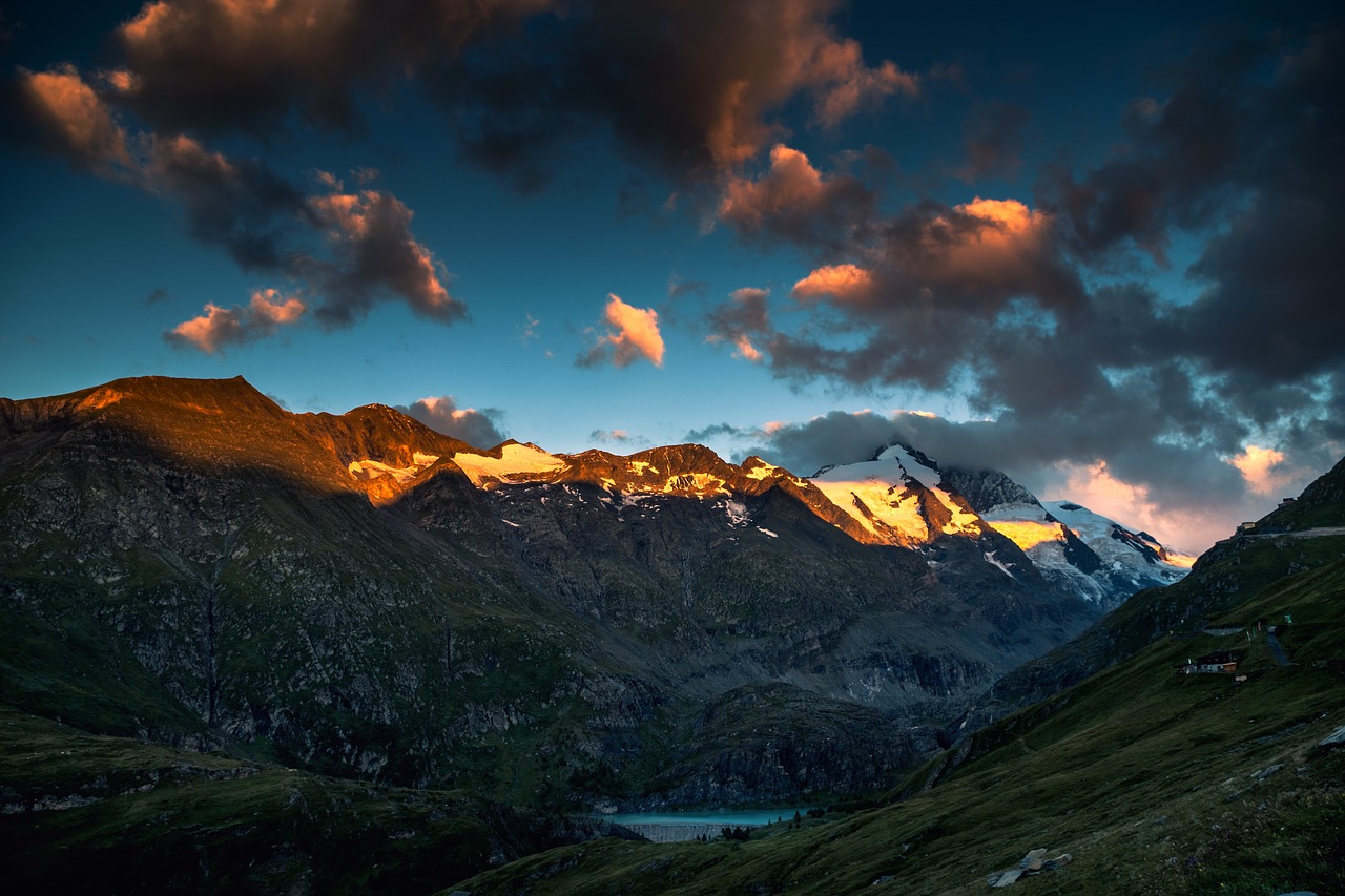 Image - mountain highland dark clouds sky