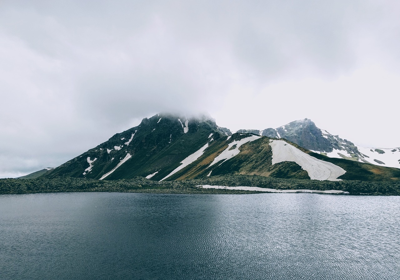 Image - mountain highland cloudy sky