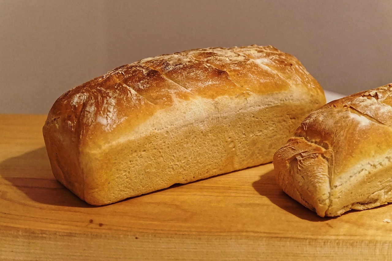 Image - bread even baked white bread baked