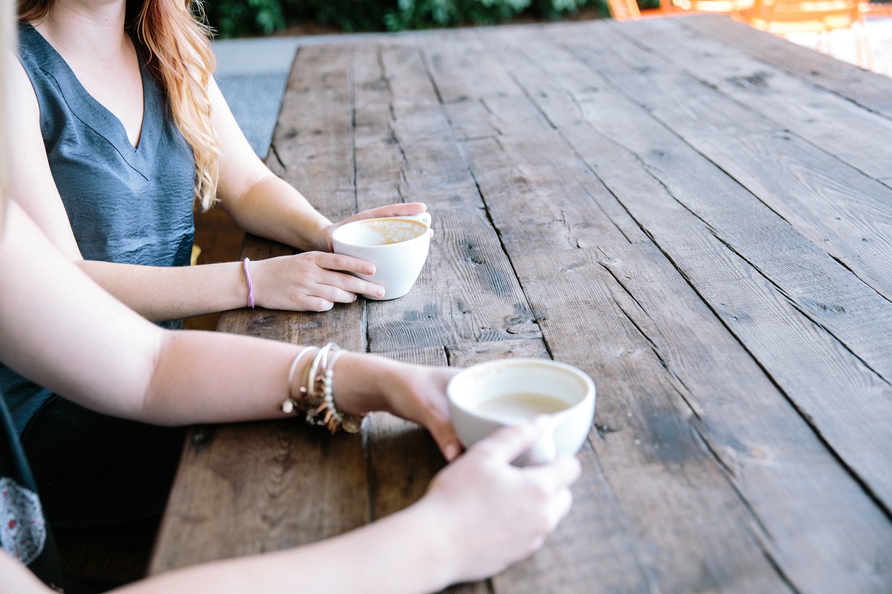 Image - people girls women coffee drink