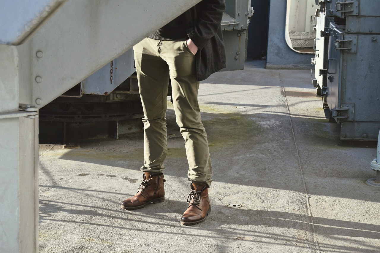 Image - outdoor building people man pants