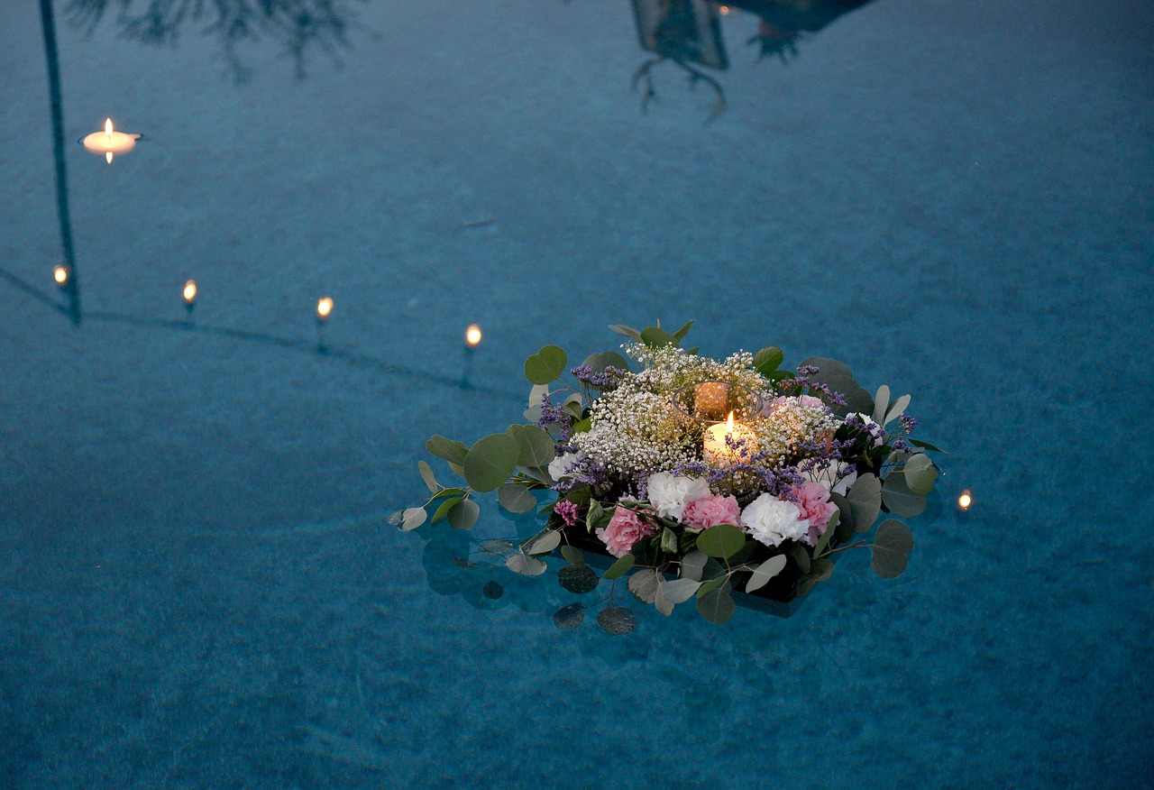 Image - swimming pool water flower