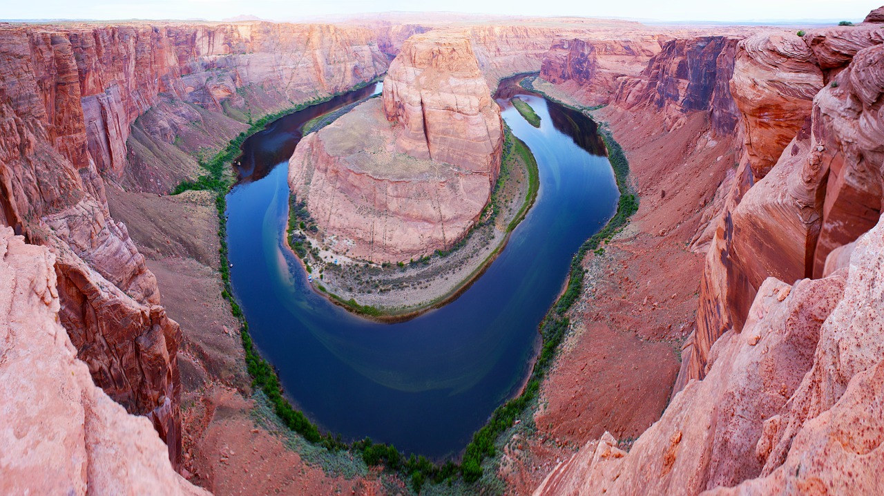 Image - horseshoe bend river blue water