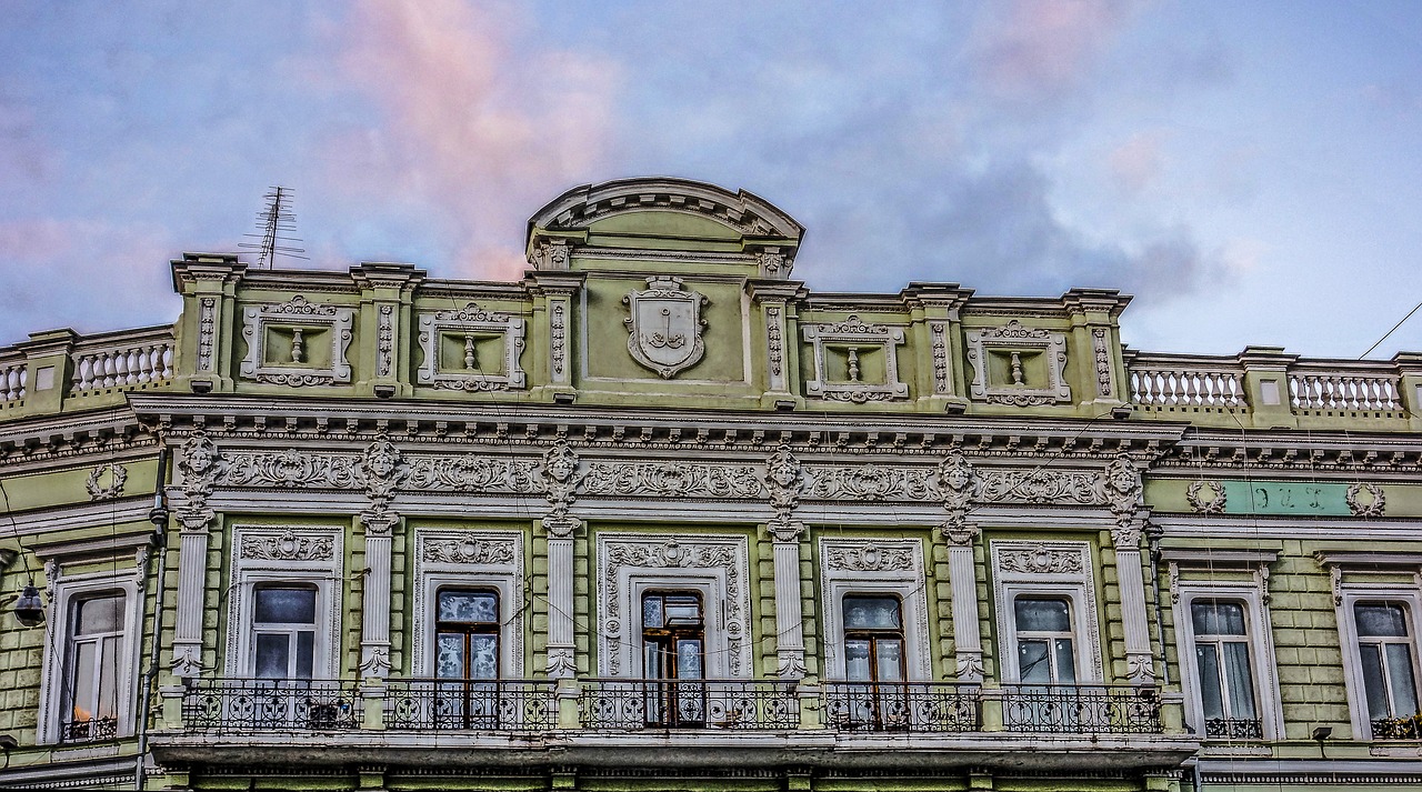 Image - odessa building sunset balcony