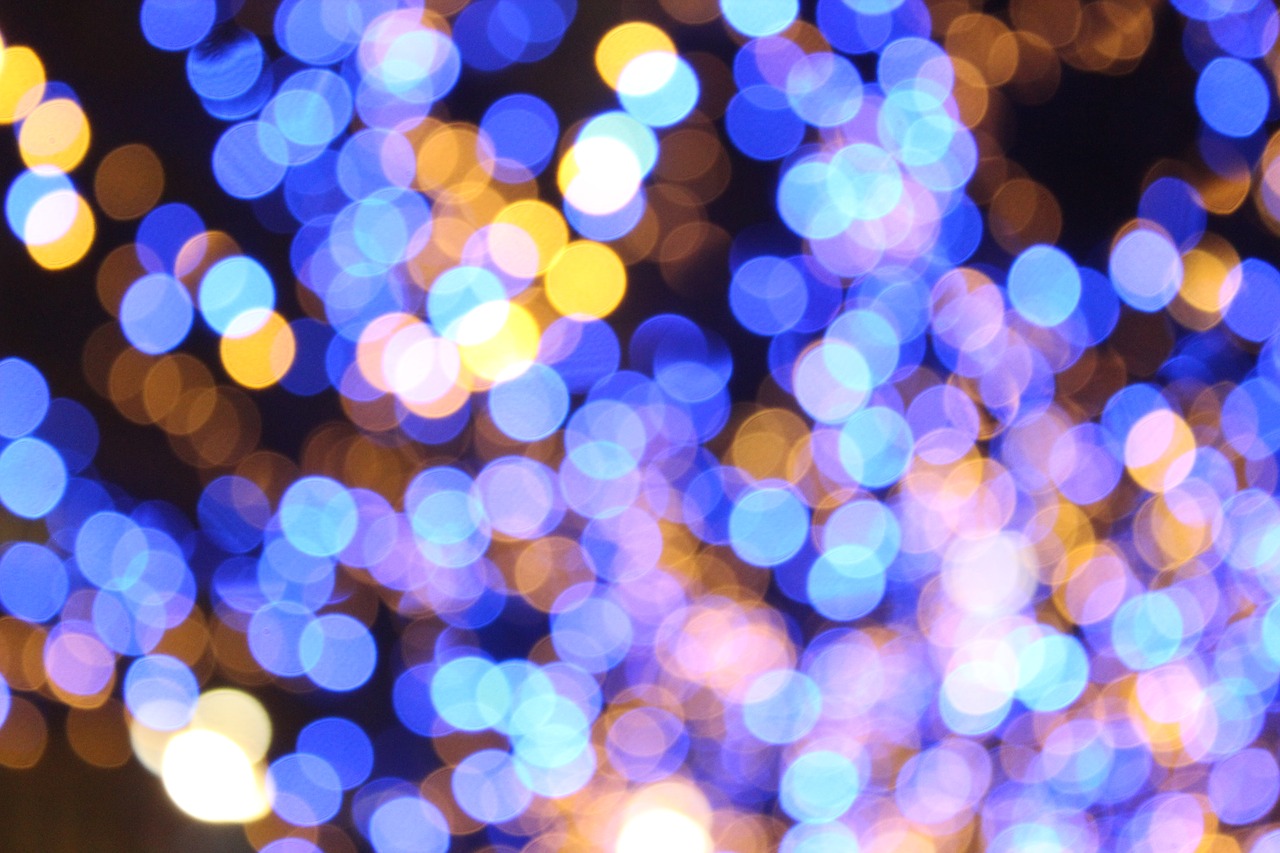 Image - bokeh colorful blur colors festive