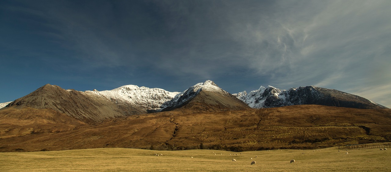 Image - mountain highland cloudy sky