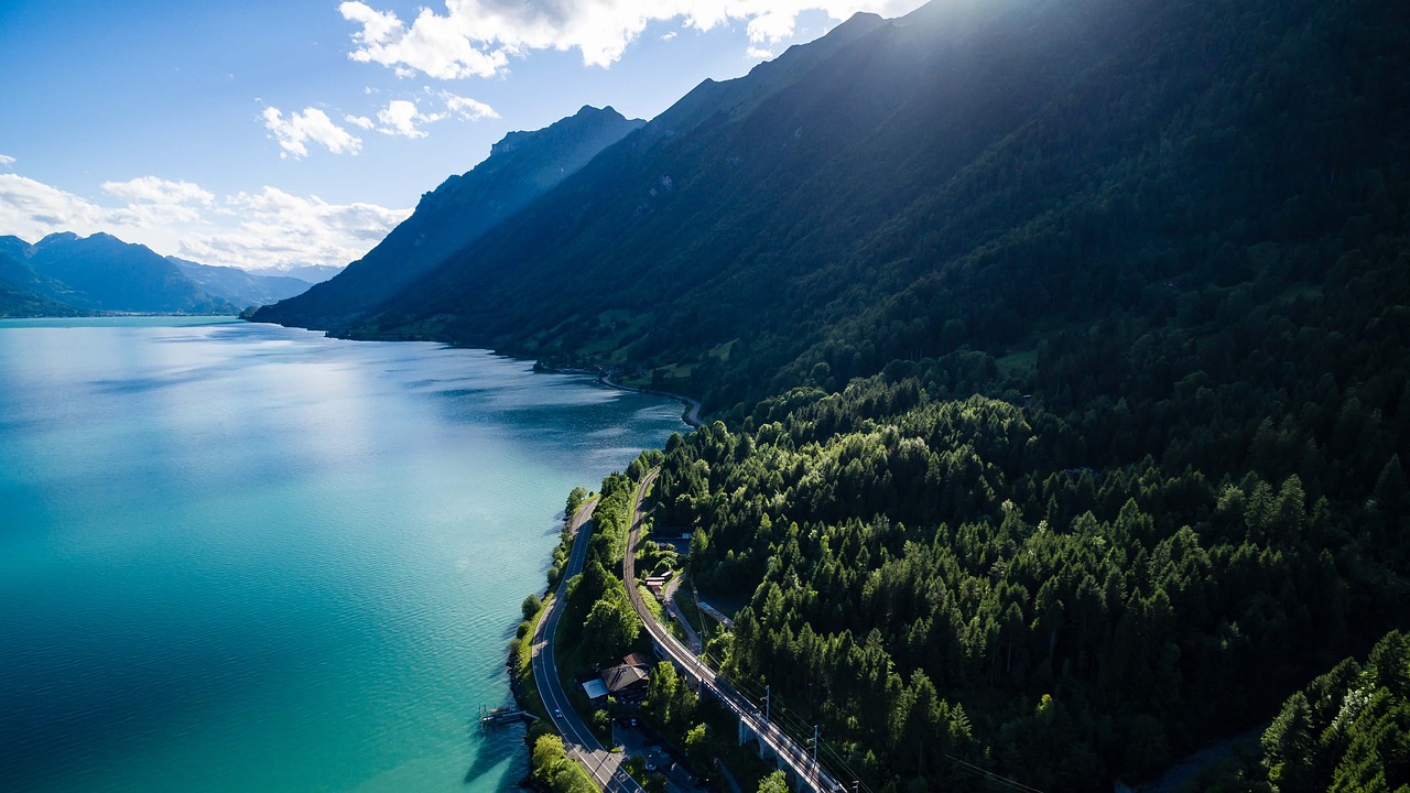 Image - sea ocean blue water nature road