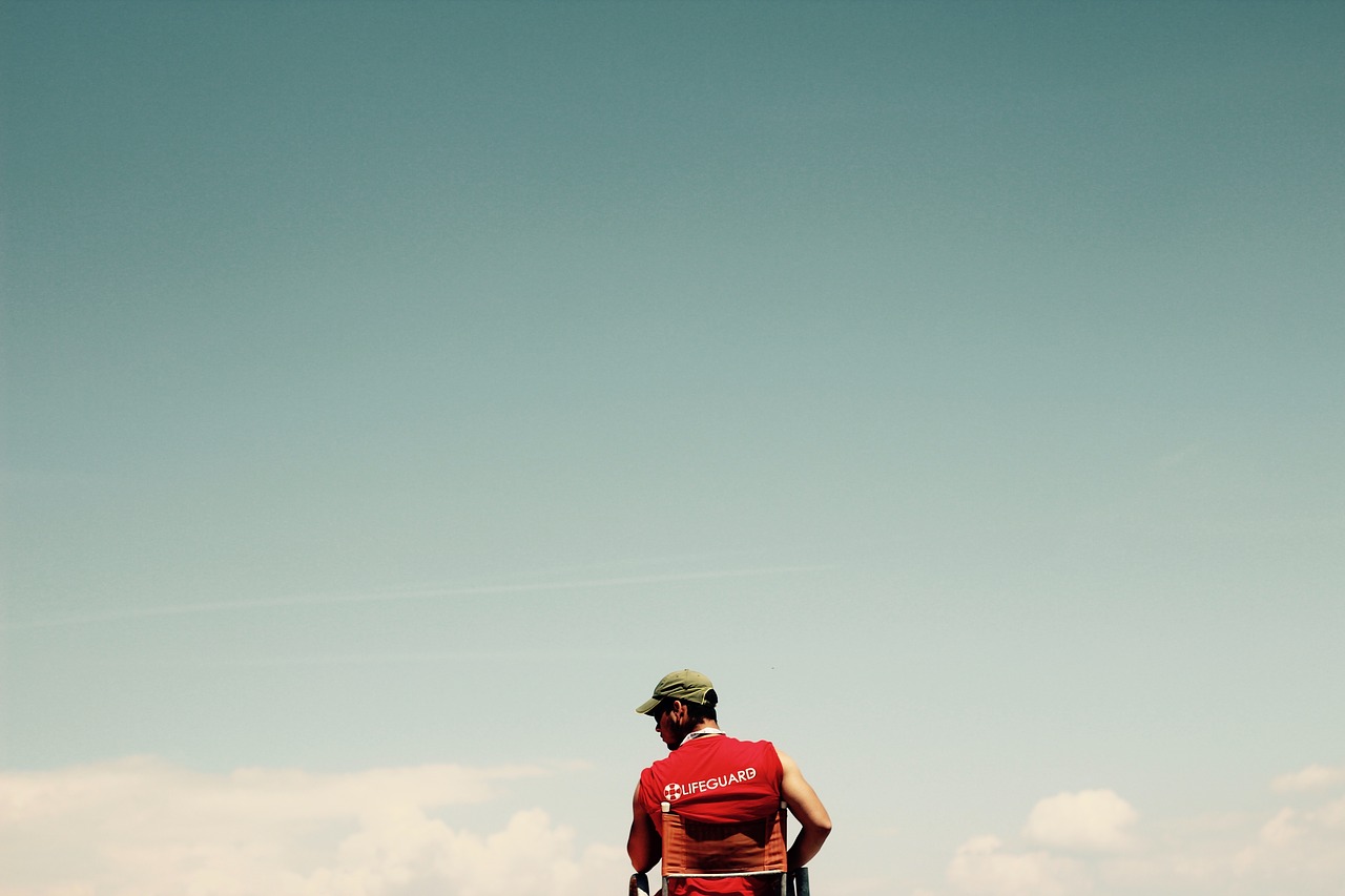 Image - people man guy alone blue sky