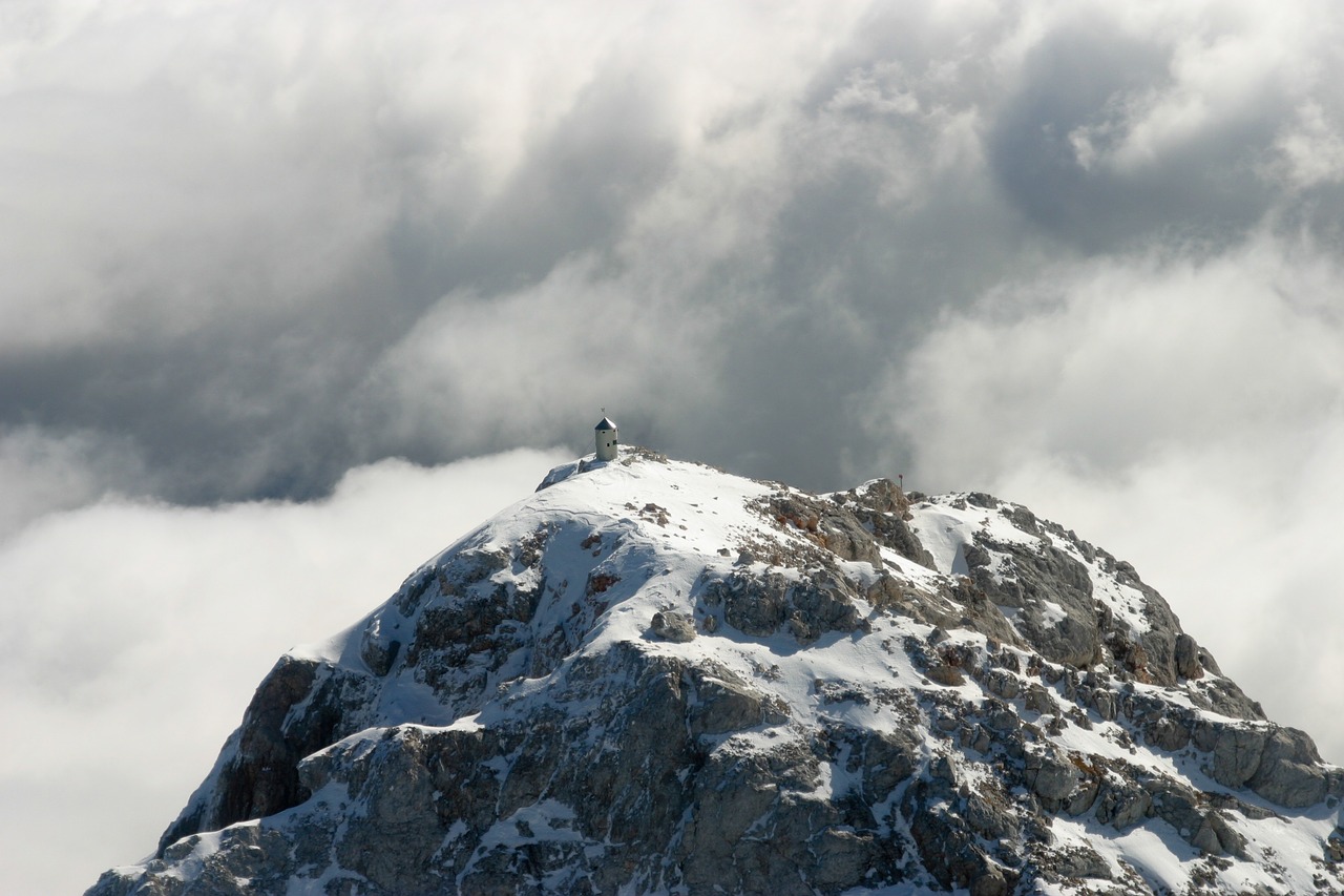 Image - mountain highland dark cloud sky