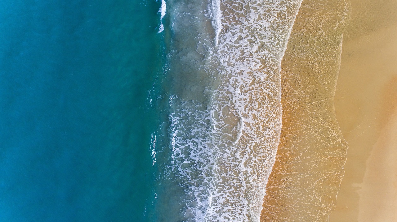 Image - sea ocean blue water wave nature